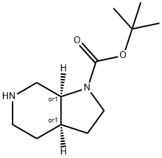 1-BOC-八氢吡咯并[2,3-C]吡啶 结构式