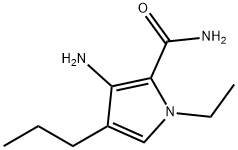 3-氨基-1-乙基-4-丙基-1H-吡咯-2-甲酰胺 结构式
