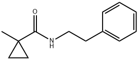 1-Methyl-N-phenethylcyclopropanecarboxaMide Struktur