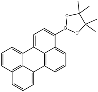 4,4,5,5-四甲基-2-(苝-3-基)-1,3,2-二氧杂环戊硼烷,950761-81-6,结构式