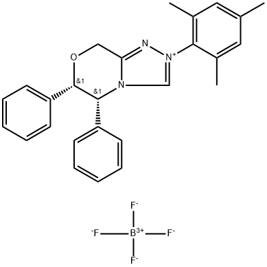 (5R,6S)-2-Mesityl-5,6-diphenyl-6,8-dihydro-5H-[1,2,4]triazolo[3,4-c][1,4]oxazin-2-iuM tetrafluoroborate 97%