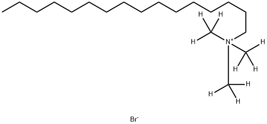 十六烷基三甲基溴化铵-D9氘代, 95217-14-4, 结构式