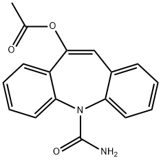 10-Acetoxy-5H-dibenz[b,f]azepine-5-carboxaMide Struktur
