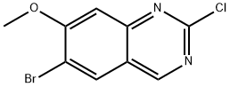 2-Chloro-6-broMo-7-Methoxyquinazoline Structure