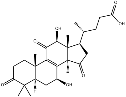赤芝酸B, 95311-95-8, 结构式