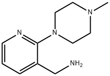 (2-(4-Methylpiperazin-1-yl)pyridin-3-yl)MethanaMine Struktur