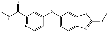 N-Methyl-4-((2-(Methylthio)benzo[d]thiazol-6-yl)oxy)picolinaMide|N-甲基-4-((2-(甲硫基)苯并[D]噻唑-6-基)氧基)吡啶-2-甲酰胺