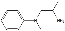 N-(2-aminopropyl)-N-methyl-N-phenylamine Struktur