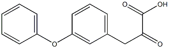 Benzenepropanoic acid, .alpha.-oxo-3-phenoxy- 化学構造式