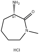 (S)-3-aMino-1-Methylazepan-2-one hydrochloride Structure