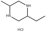 2-乙基-5-甲基哌嗪盐酸盐,956468-21-6,结构式