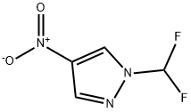 1-二氟甲基-4-硝基吡唑,956477-64-8,结构式