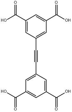 Diphenylethyne-3,3',5,5'-tetracarboxylic acid Structure