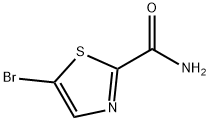 5-溴噻唑-2-甲酰胺, 957345-64-1, 结构式