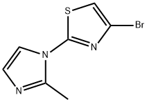 4-Bromo-2-(2-methylimidazol-1-yl)thiazole Struktur
