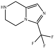 3-(trifluoroMethyl)-5,6,7,8-tetrahydroiMidazo[1,5-a]pyrazine Structure
