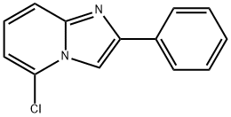 2-フェニル-5-クロロイミダゾ[1,2-a]ピリジン 化学構造式