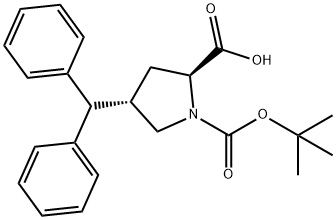(2S,4S)-4-ベンズヒドリル-1-(TERT-ブチルトキシカルボニル)ピロリジン-2-カルボン酸