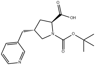(2S,4R)-1-(tert-butoxycarbonyl)-4-(pyridin-3-ylMethyl)pyrrolidine-2-carboxylic acid|反-BOC-4-(吡啶-3-基甲基)-L-脯氨酸