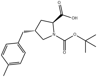 959581-21-6 (2S,4R)-1-(叔丁氧基羰基)-4-(4-甲基苄基)吡咯烷-2-甲酸