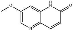 7-Methoxy-1,5-naphthyridin-2(1H)-one 化学構造式