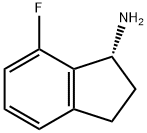 (1R)-7- FLUOROINDANYLAMINE 化学構造式