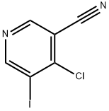 4-Chloro-5-iodo-nicotinonitrile 化学構造式