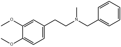 N-benzyl-2-(3,4-diMethoxyphenyl)-N-MethylethanaMine 化学構造式