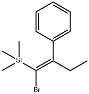 (E)-(1-broMo-2-phenylbut-1-en-1-yl)triMethylsilane 化学構造式