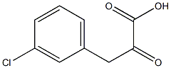 Benzenepropanoic acid, 3-chloro-.alpha.-oxo- 化学構造式