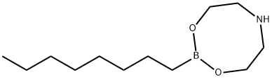 2-Octyl-1,3,6,2-dioxazaborocane 化学構造式