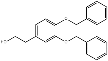 1,2-Dibenzyloxy-4-(2-hydroxyethyl)benzene 化学構造式