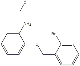 2-(2-BroMobenzyloxy)aniline hydrochloride 结构式