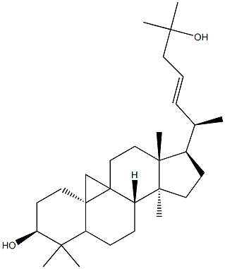 Cycloart-22-ene-3,25-diol Struktur