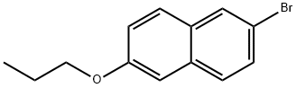 2-ブロモ-6-プロポキシナフタレン 化学構造式