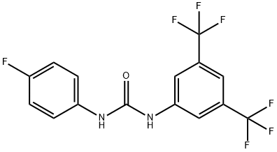 1-[3,5-Bis(trifluoroMethyl)phenyl]-3-(4-fluorophenyl)urea, 97% 化学構造式