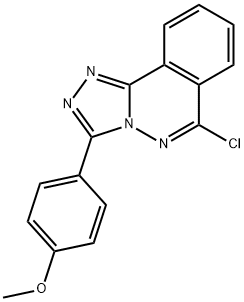 6-氯-3-(4-甲氧基苯基)-[1,2,4]三唑并[3,4-A]酞嗪,98123-77-4,结构式