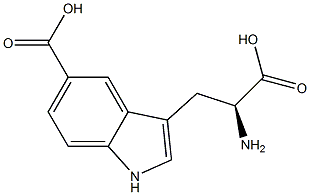 5-carboxy-L-tryptophan Structure