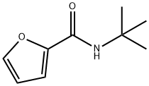 N-tert-ブチルフラン-2-カルボキサミド 化学構造式