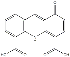 Acridone-4,5-dicarboxylic acid Structure