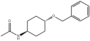 trans-N-[4-(PhenylMethoxy)cyclohexyl]acetaMide Structure