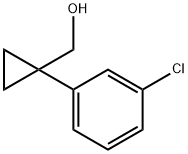 1-(3-Chlorophenyl)cyclopropaneMethanol Structure