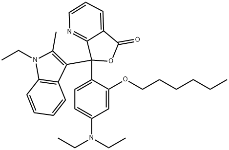 98660-18-5 7-[4-(二乙氨基)-2-(己氧基)苯基]-7-(1-乙基-2-甲基-1H-吲哚-3-基)呋喃并[3,4-B]吡啶-5(7H)-酮