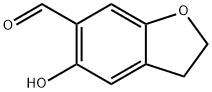 5-羟基-2,3-二氢苯并呋喃-6-甲醛,99385-88-3,结构式