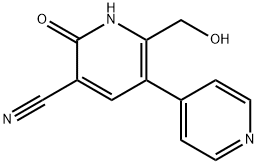 1,6-Dihydro-2-(hydroxyMethyl)-6-oxo-[3,4'-bipyridine]-5-carbonitrile Struktur