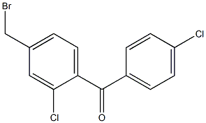 (4-(broMoMethyl)-2-chlorophenyl)(4-chlorophenyl)Methanone,99519-98-9,结构式