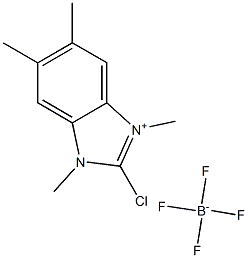 2-chloro-1,3,5,6-tetraMethylbenziMidazoliuM tetrafluoroborate Structure