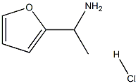 1-(FURAN-2-YL)ETHAN-1-AMINE HYDROCHLORIDE 结构式