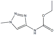 (1-甲基-1H-1,2,3-三唑-4-基)氨基甲酸乙酯, 99848-29-0, 结构式