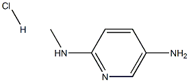 5-氨基-2-甲氨基吡啶盐酸盐, , 结构式